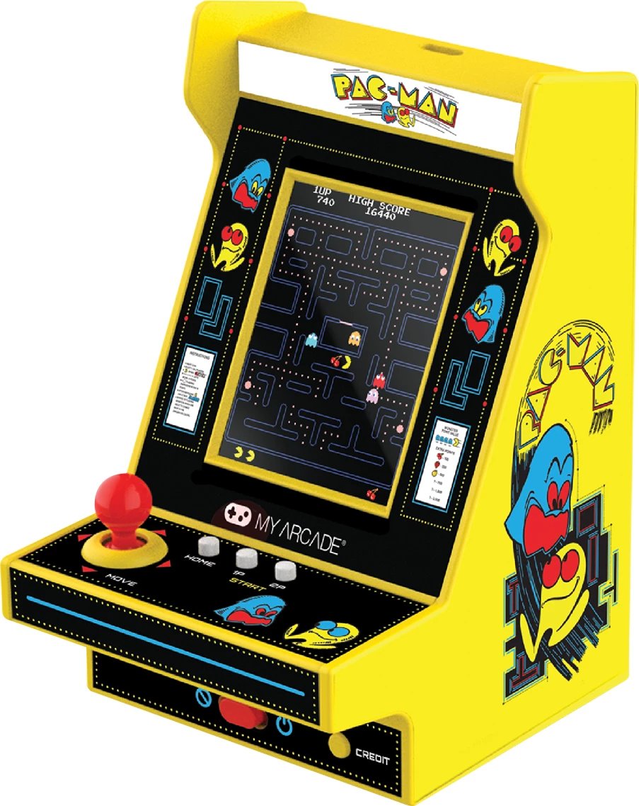 Paisje portative lojërash Pacman, My Arcade Nano Player, 4.5", e verdhë