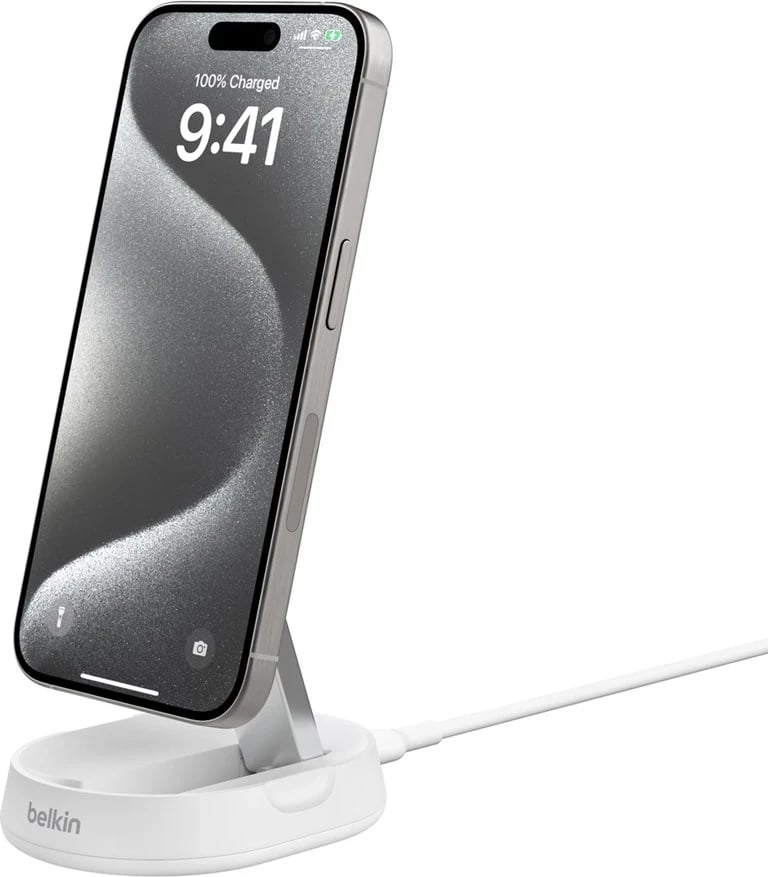 Mbushës wireless Belkin BoostCharge Pro, i bardhë