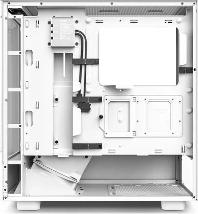 Kasë NZXT H5 Elite, Midi Tower, 1 x USB 3.1, 1x USB-C 3.1, audio, e bardhë