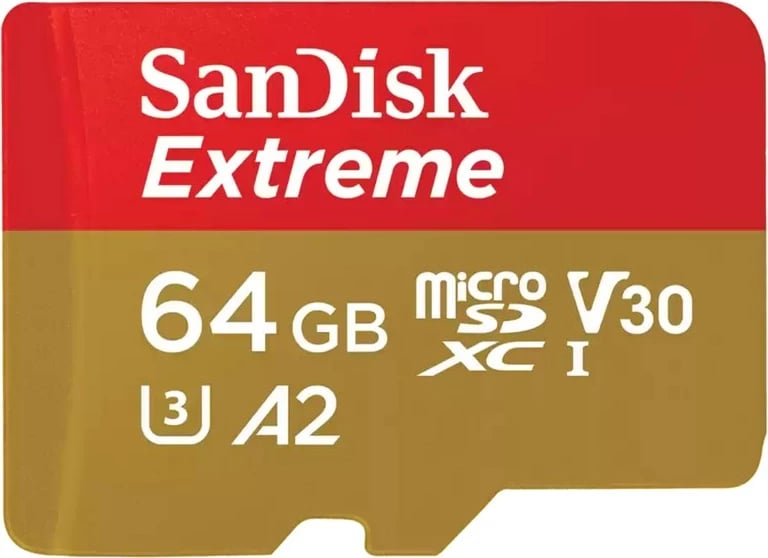 Kartë memorie SanDisk Extreme 64GB,MicroSDXC UHS-I, ari