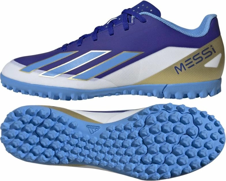 Atlete adidas X Crazyfast Club Messi TF për meshkuj, blu marine