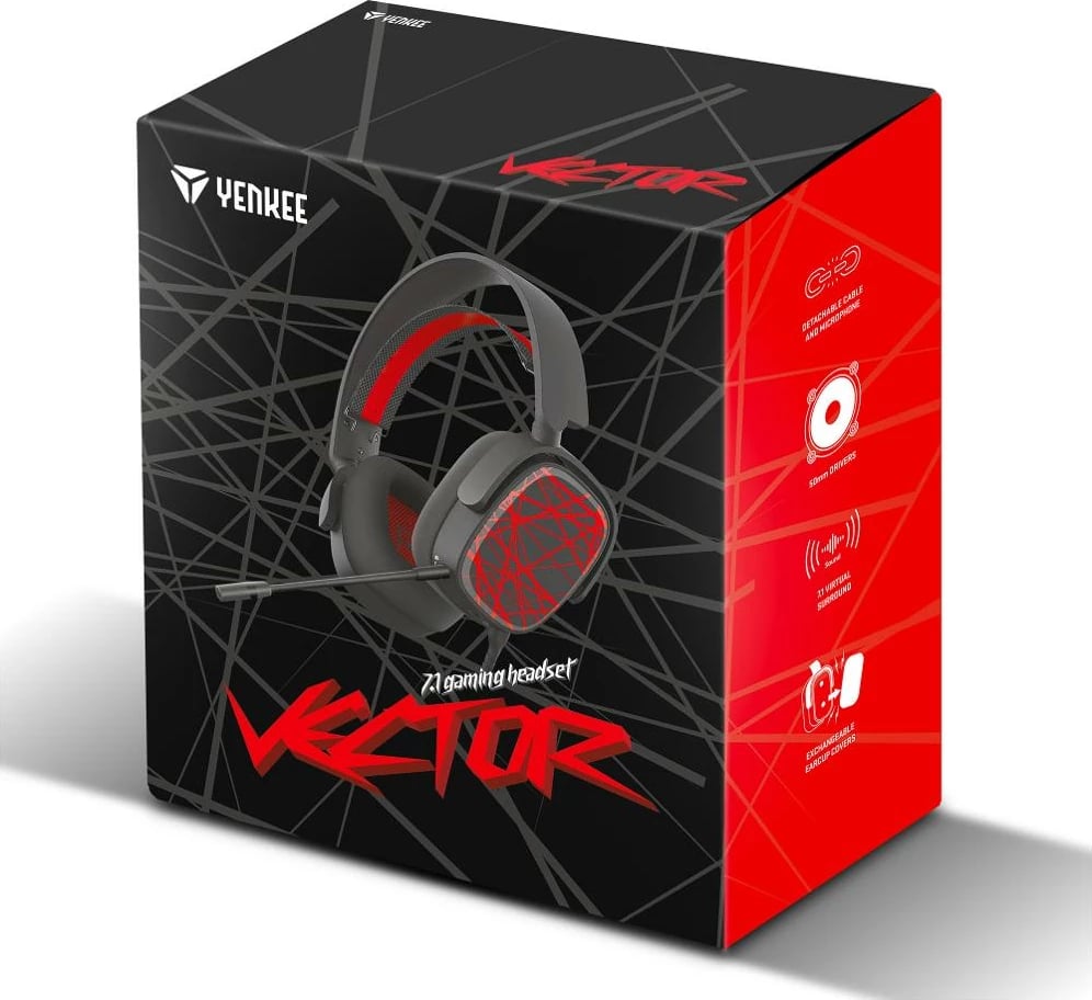 Kufje Gaming YENKEE YHP 3040, te zeza