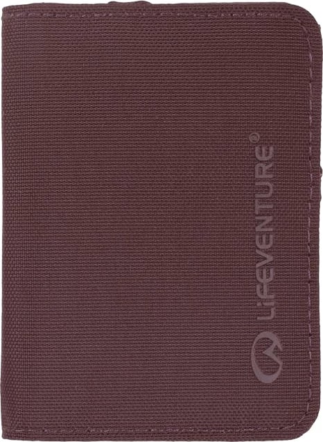 RFID Card Wallet, Recycled, Plum