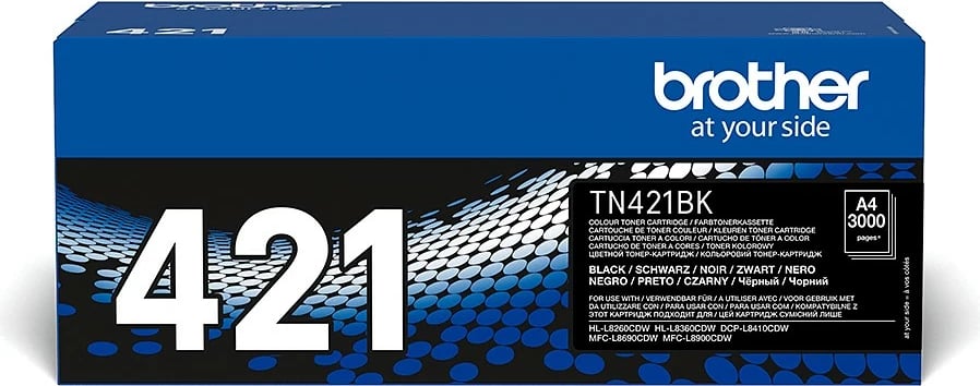 Toner Brother TN-421BK, 1 copë, Ngjyrë e zezë