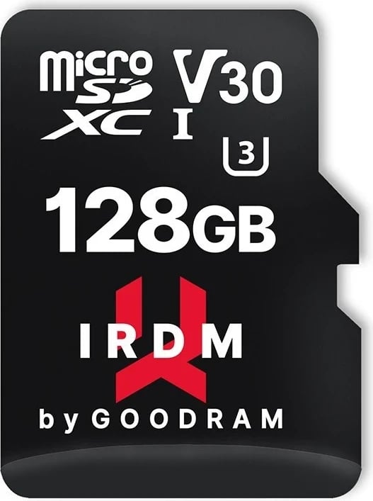 Kartelë microSD GoodRAM IRDM 128GB me adapter