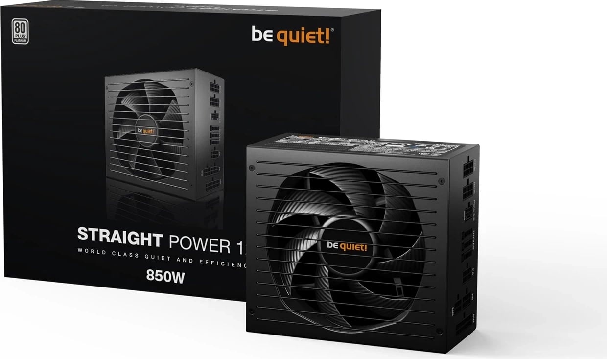 Furnizues i Energjisë be quiet! BN337, 850 W, 20+4 pin ATX, i Zi