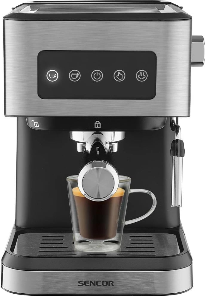 Aparat për kafe espresso Sencor SES 4020SS, i zi/argjend