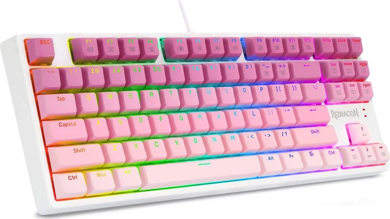 Tastierë mekanike Redragon K645W-GP-RGB, RGB, e bardhë