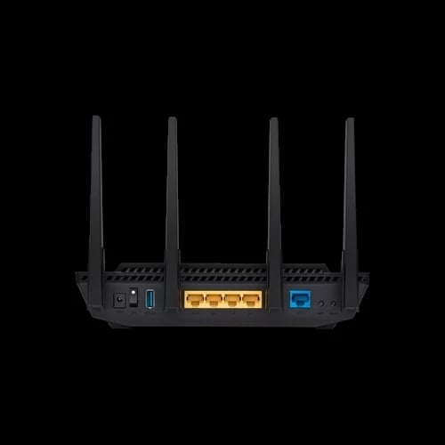 Router ASUS RT-AX58U, Wi-Fi 6, Dual-band (2.4 GHz / 5 GHz), Ethernet LAN