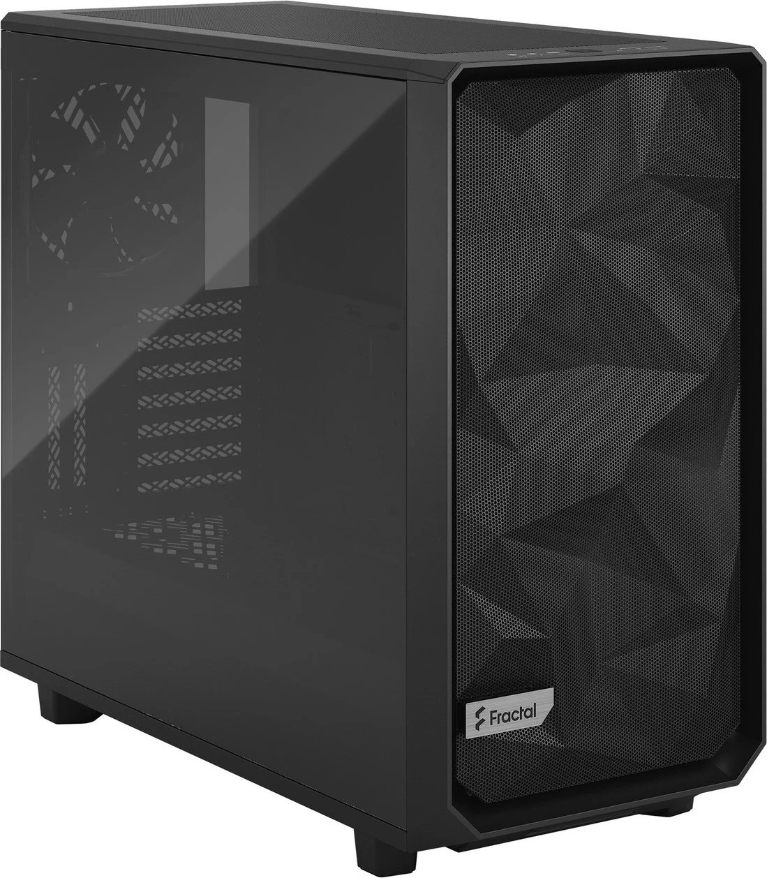 Kasë Fractal Design Meshify 2 TG Light Tint, Midi Tower, e zezë