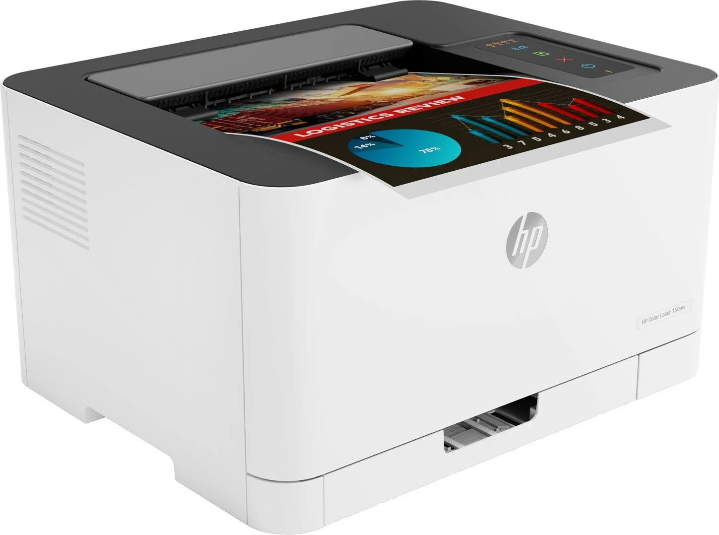 Printer HP Color Laser 150nw, i bardhë  