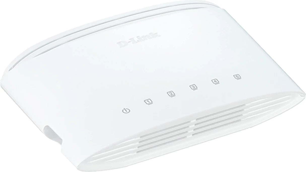 Switch D-Link, DGS‑1005D Gigabit, e bardhë