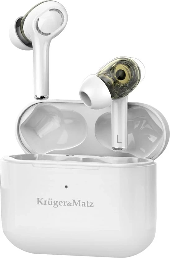 Kufje Kruger & Matz M4 PRO, Bluetooth TWS, të bardha