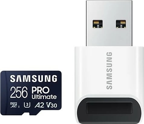 Kartelë MicroSDXC Samsung MB-MY256SB/WW, 256 GB, UHS-I, 200 MB/s, 130 MB/s, Class 3 (U3), Blu