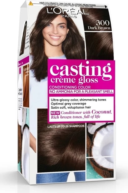 Ngjyrë për flokë Loreal Casting, 300 Dark Brown 48 ml