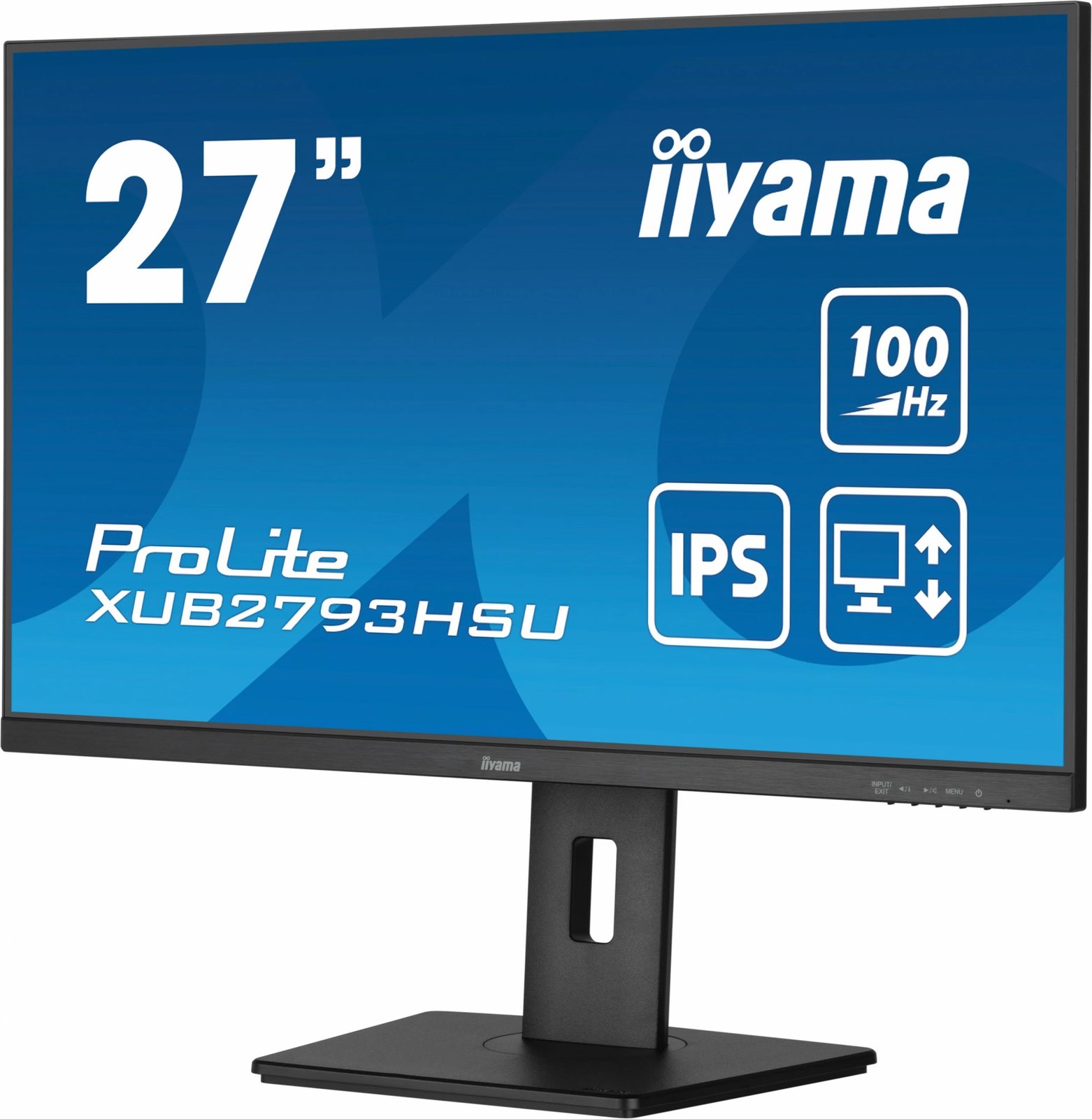 Monitor iiyama ProLite, 27", Full HD, LED, 1 ms, i zi