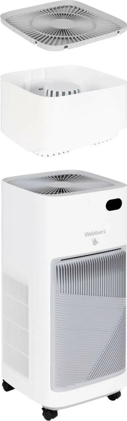 Pastrues ajri Webber AP9650 Wi-Fi, 77m2, HEPA 13, i bardhë