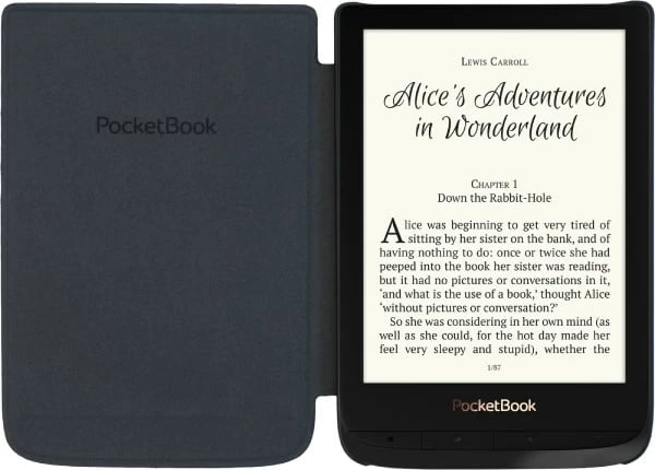 Mbështjellës për lexues e-book PocketBook HPUC-632-B-S, 6", i zi