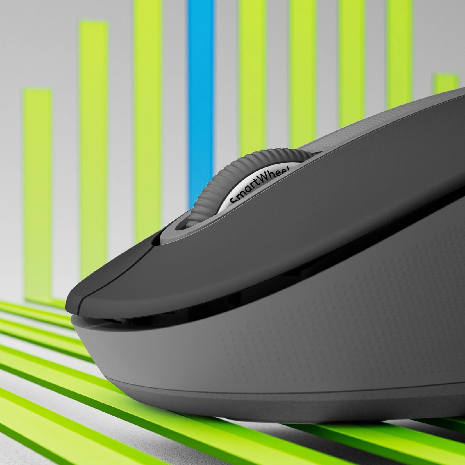 Maus Logitech Signature M650 L Wireless për Biznes, Djathtas, Optik, RF Wireless + Bluetooth, 4000 DPI, Grafit