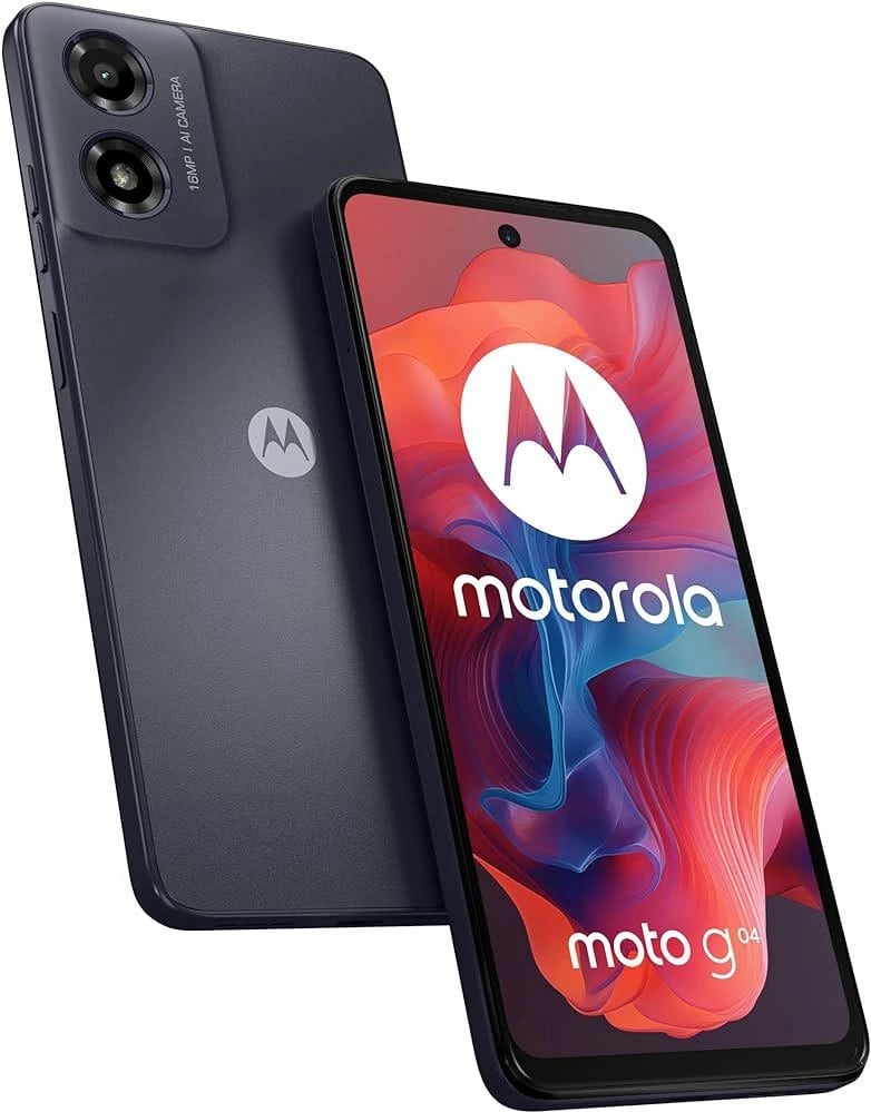 Celular Motorola Moto G04 8+128GB 6.56" Black