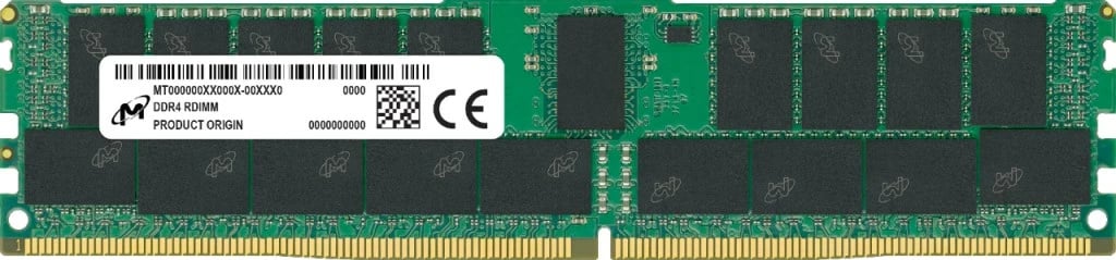 RAM memorie Micron RDIMM DDR4, 2Rx4, 3200MHz, 32GB