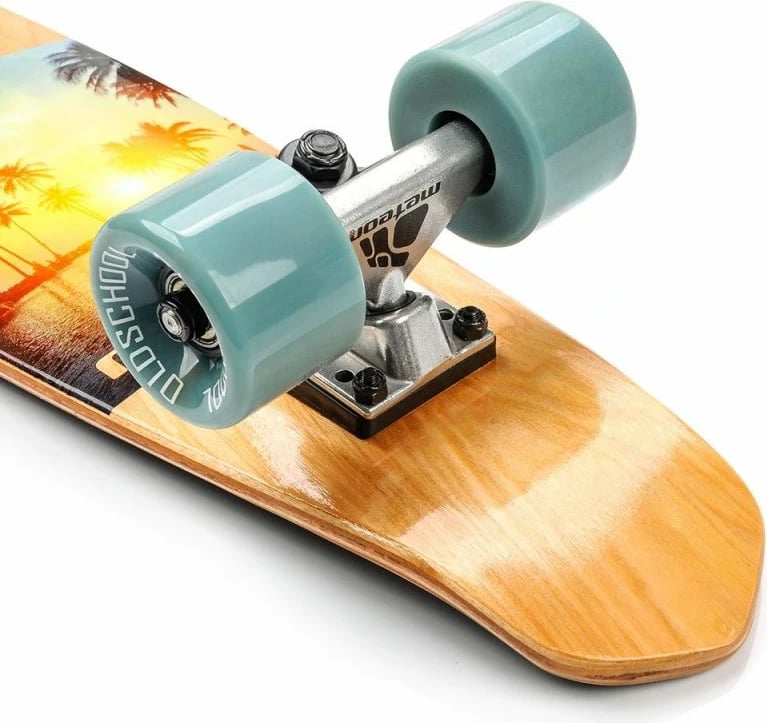 Skateboard Meteor për të gjithë, ngjyrë e zezë