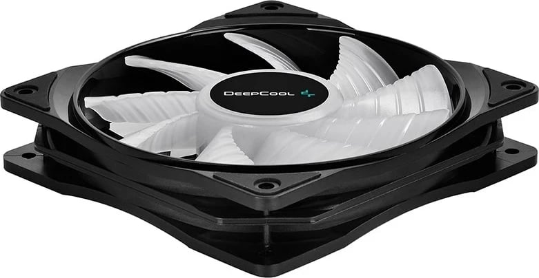 Ventilator për kasë DeepCool RF120, 12 cm, Ngjyrë e zezë, Ndriçim shumëngjyrësh