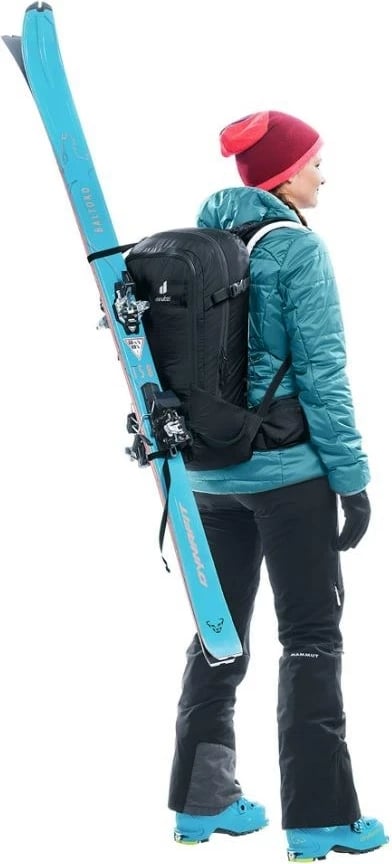 Çantë shpine Deuter Freerider 28 SL për skydiving, e zezë