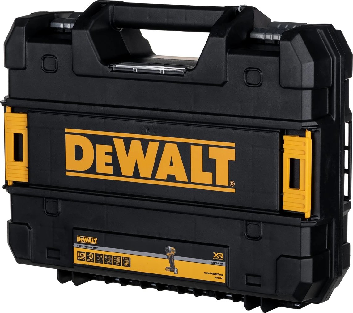 Set turjelë DeWalt DCF850NT-XJ, 1/4", 18V, e zezë / e verdhë