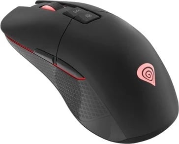 Maus Genesis Zircon 330, wireless, 3600 DPI, i kuq