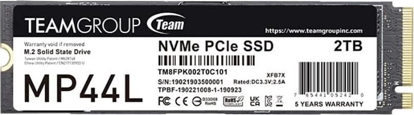 SSD TEAMGROUP MP44L, NVMe PCIe, 2TB