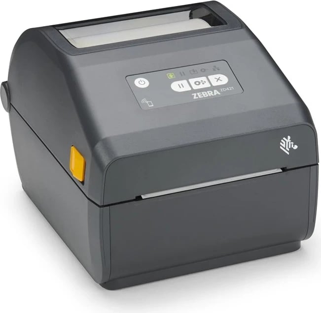 Printer etiketa Zebra ZD421, Termal transfer, 203 x 203 DPI, 152 mm/sek, Ethernet LAN, Bluetooth, Gri