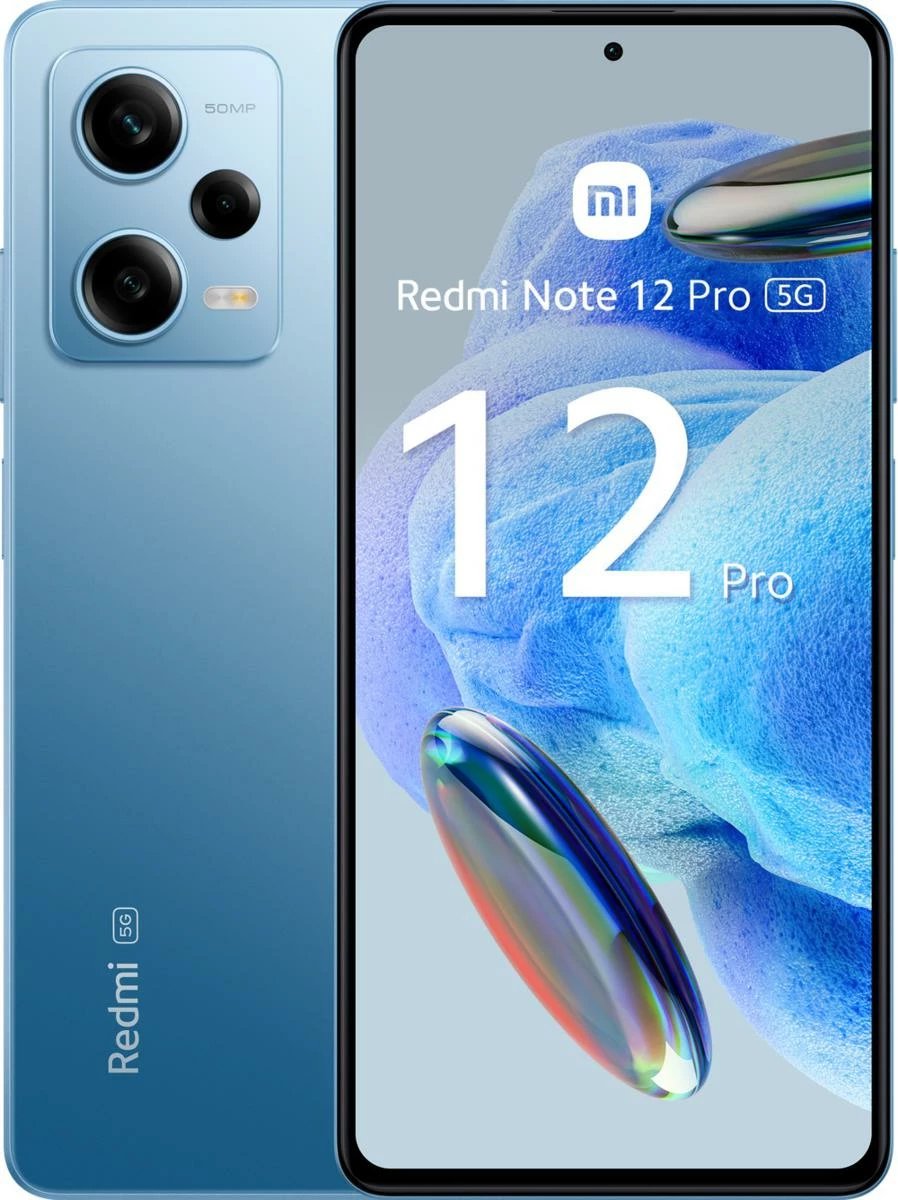 Celular Xiaomi Redmi Note 12 Pro, 6.67", 6+128GB, DS, 5G, i kaltër