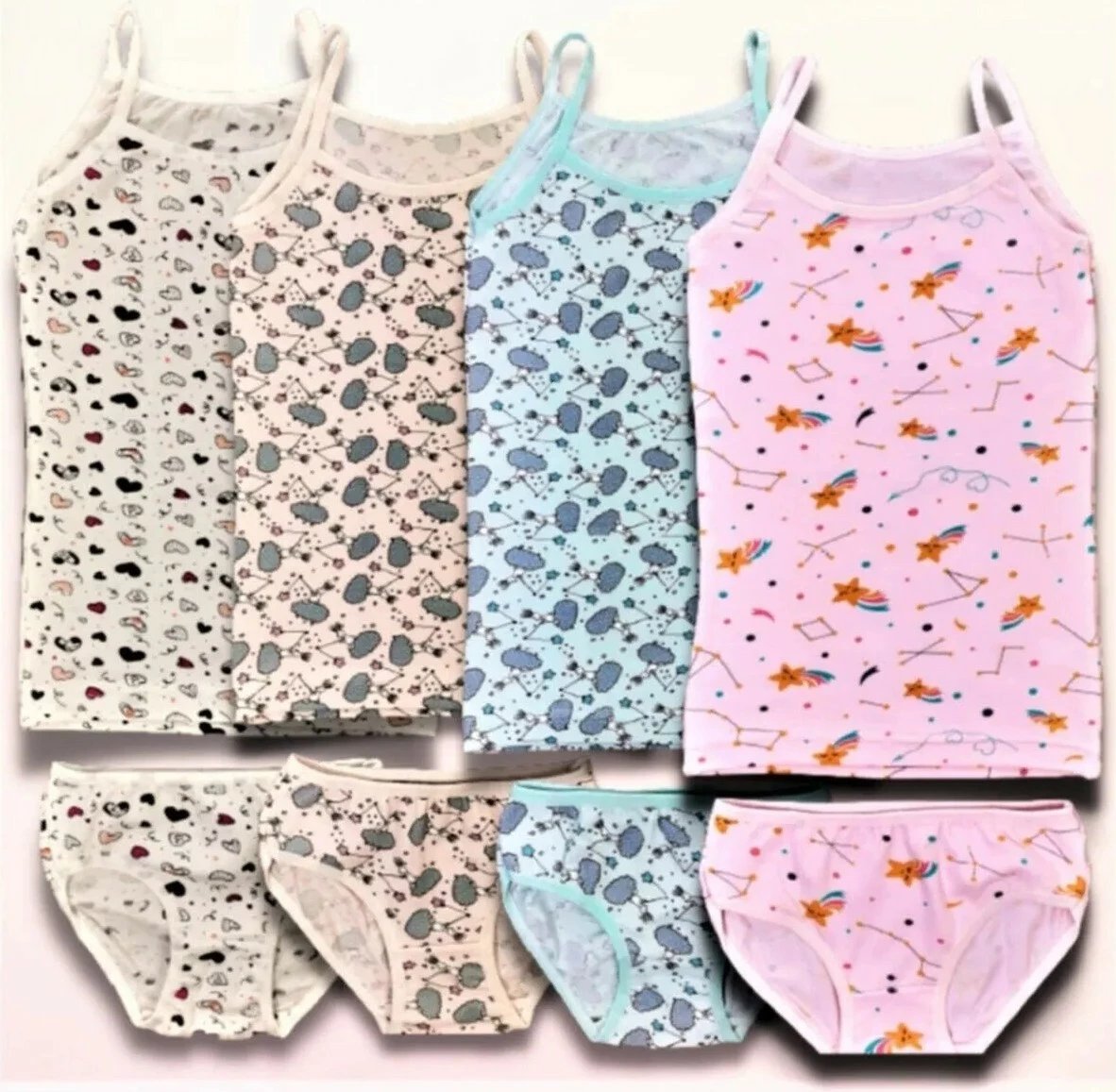 Të brendshme për vajza Poli Underwear, set 4 copë