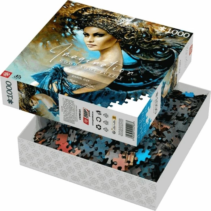 Puzzle Cenega Publishing Imagination Karol Bąk Deceptive Wind 1000 elemente, Shumëngjyrësh