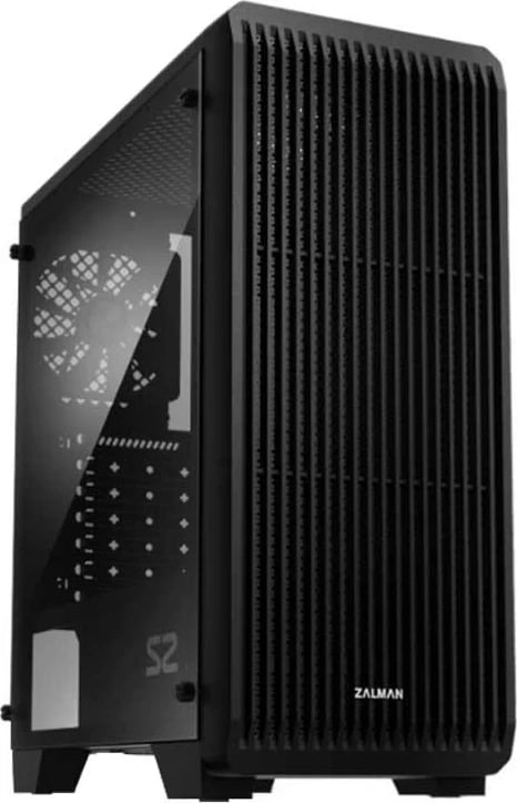 Kasë Zalman S2, ATX Mid Tower me maus 120mm - e zezë