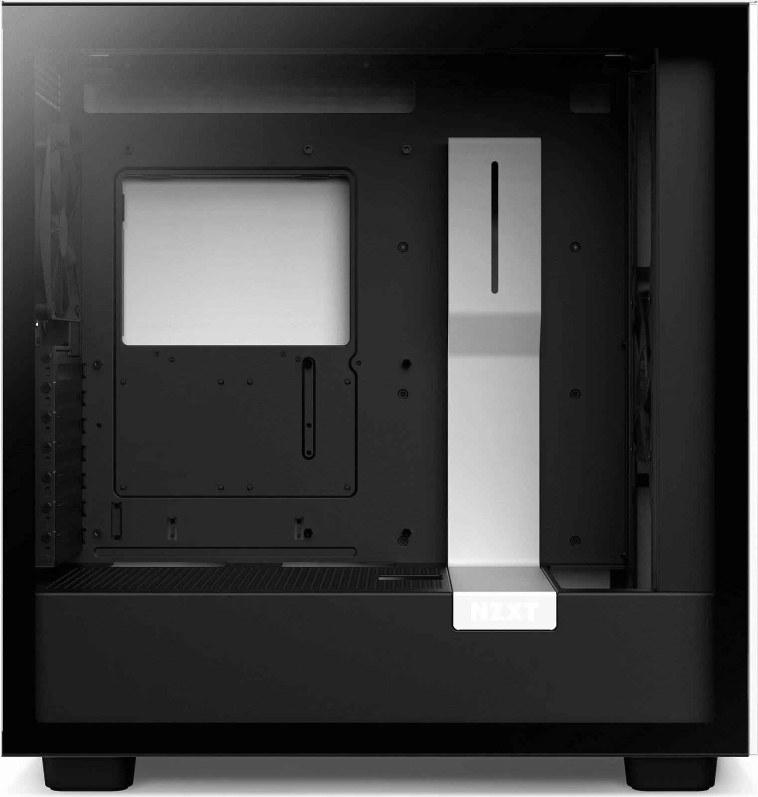 Kasë kompjuteri NZXT H7 Flow (CM-H71FG-01) - e bardhë/e zezë