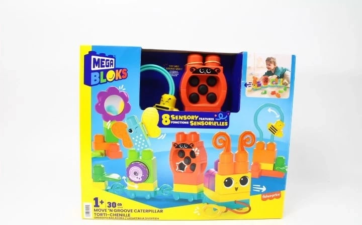 Lodra ndërtimi MEGA BLOKS HKN44, MATTEL, 30 pjesë, Shumëngjyrëshe