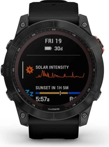 Smartwatch Garmin fenix 7X Solar, 16 GB, GPS, 96 g, E zezë