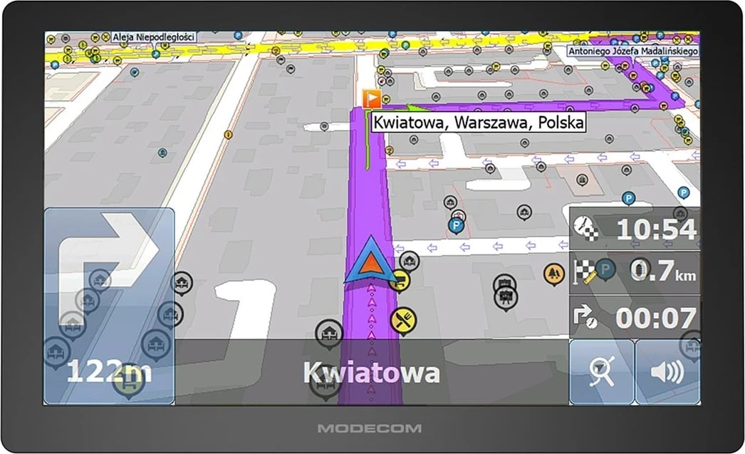 Navigacion për vetura MODECOM FreeWAY CX 9.0, 8 GB, E zezë