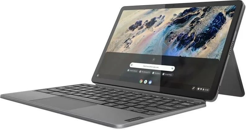 Laptop 2 në 1 Lenovo Ideapad Duet 3, Qualcomm Snapdragon 7c Gen 2, 8GB RAM, 128GB SSD, Chrome OS, Gri