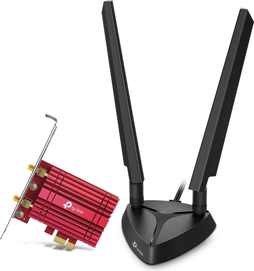 Adapter PCIe TP-Link AXE5400 Wi-Fi 6E Bluetooth 5.2, i zi