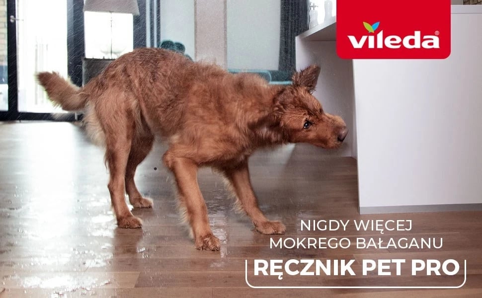 Peshqir për kafshë Vileda PET PRO M, Gri