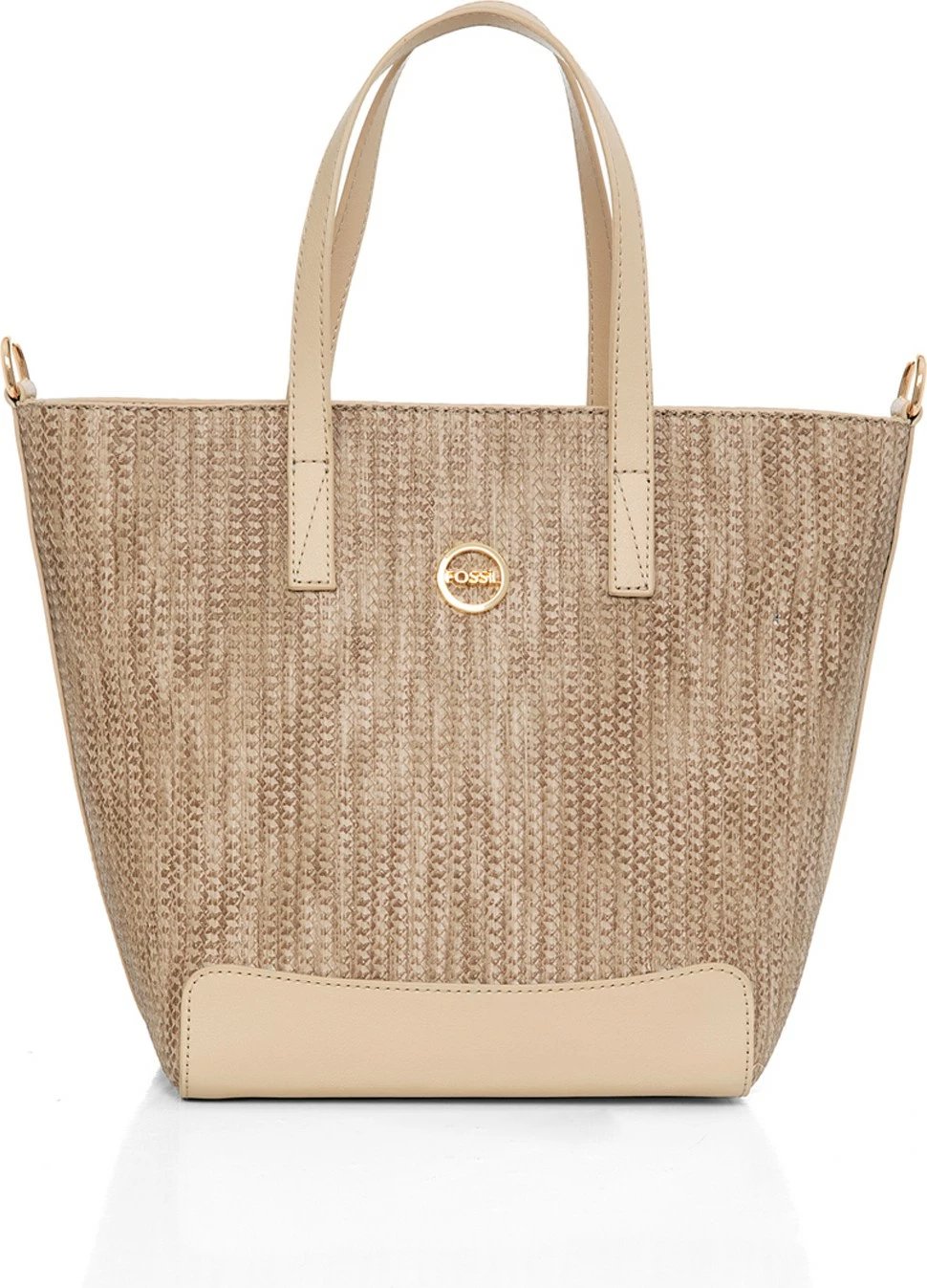 Çantë krahu për femra Fossil, beige