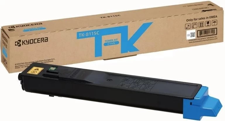 Toner Kyocera TK-8115C, Cyan, 6.000 faqe