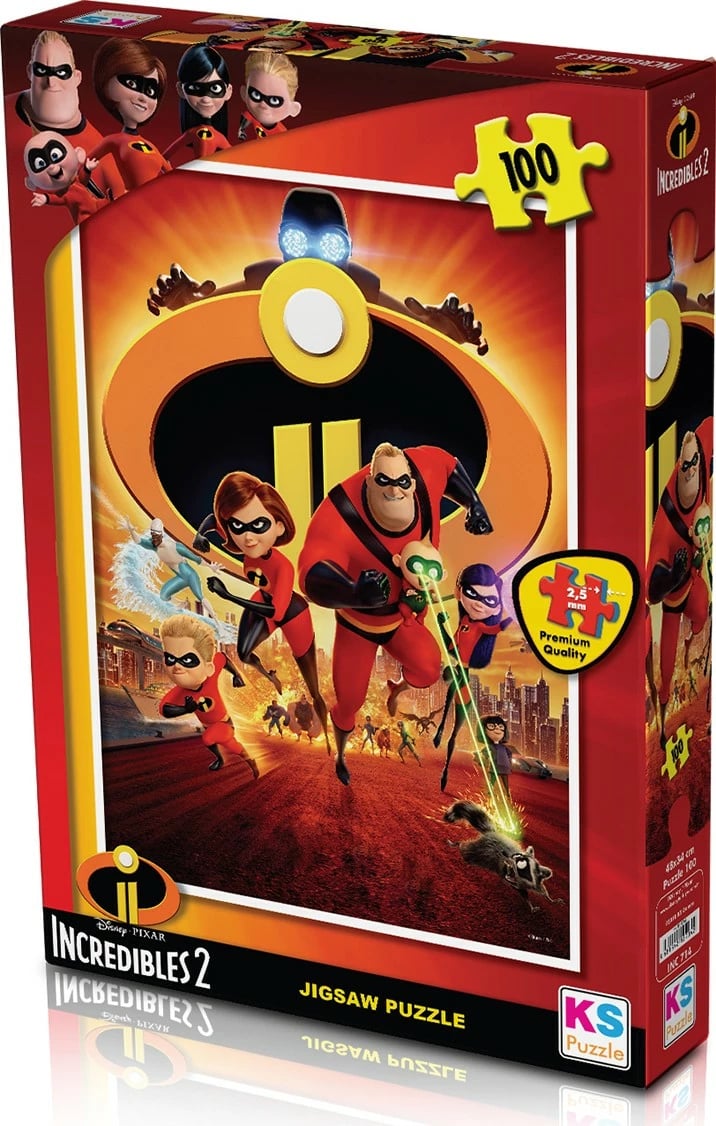 Puzzle për fëmijë KS Games Incredibles 2, 100 copë