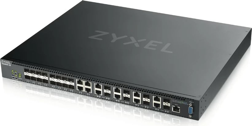 Switch Zyxel XS3800-28, Managed, L2+, 10G Ethernet (100/1000/10000), Rack mounting