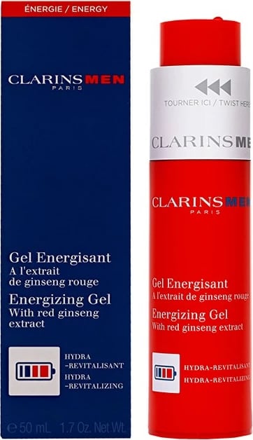 Xhel hidratues Men Energizing Clarins, 50ml