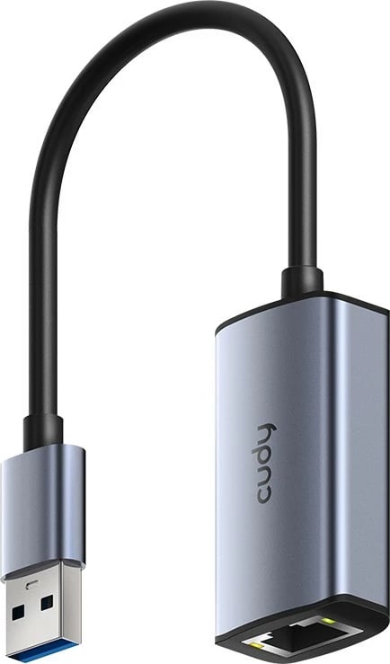 Adapter USB-A në Ethernet Cudy, ngjyrë gri