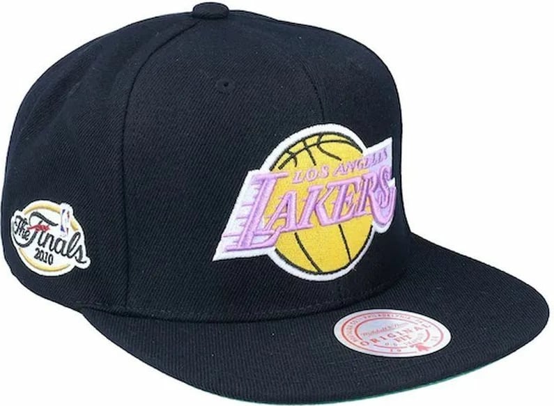 Kapelë Snapback Mitchell & Ness NBA Los Angeles Lakers për Meshkuj, e Zezë